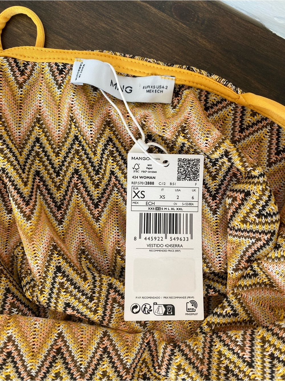 Mango Geometric Knit Maxi Dress - Picture 6 of 6